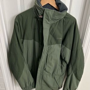 LL Bean Mens Insulated Jacket Size S Reg